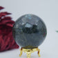 Labradorite Sphere 384 grams - Positive Faith Hope Love