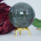 Polished Labradorite Sphere 407 Grams featuring blue flash and iridescent shimmer - Positive Faith Hope Love