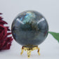 Labradorite Sphere 566g - Positive Faith Hope Love