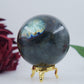 Labradorite Sphere 566g - Positive Faith Hope Love
