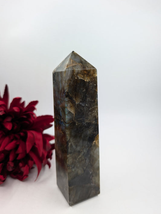 Labradorite Tower 514g - Positive Faith Hope Love