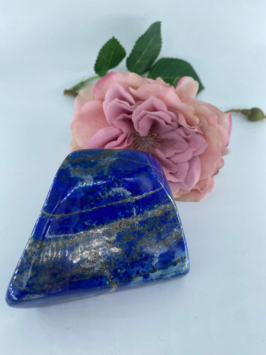 Lapis Lazuli Free Form 262grams - Positive Faith Hope Love