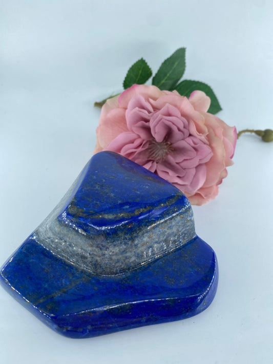 Lapis Lazuli Free Form 434grams - Positive Faith Hope Love