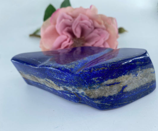 Lapis Lazuli Free Form 461grams - Positive Faith Hope Love