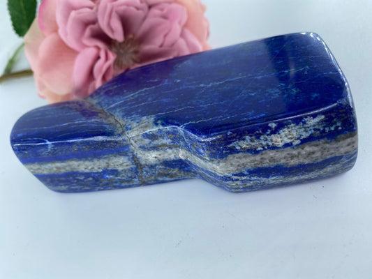 Lapis Lazuli Free Form 478grams - Positive Faith Hope Love