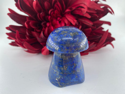 Lapis Lazuli Mushroom 112grams - Positive Faith Hope Love