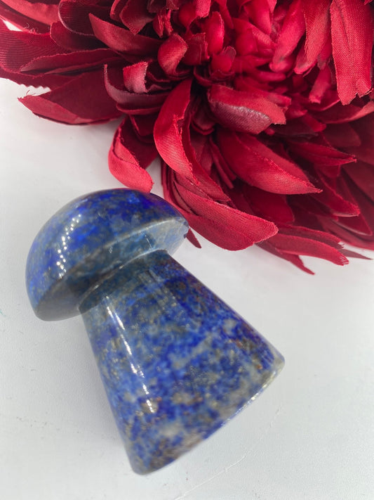 Lapis Lazuli Mushroom 112grams - Positive Faith Hope Love