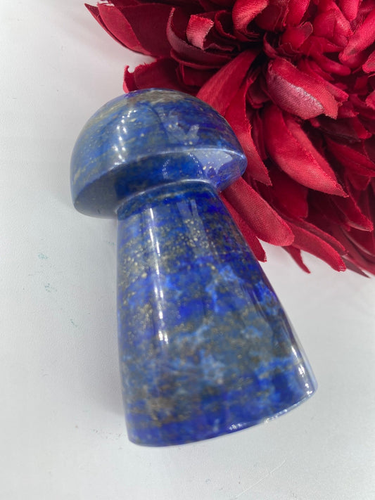 Lapis Lazuli Mushroom 118grams - Positive Faith Hope Love