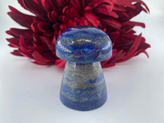 Lapis Lazuli Mushroom 120grams - Positive Faith Hope Love