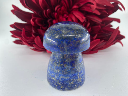 Lapis Lazuli Mushroom 130grams - Positive Faith Hope Love