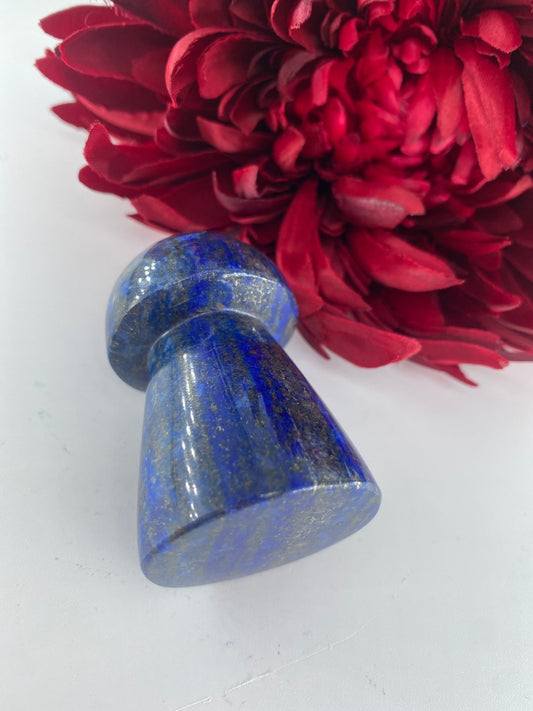 Lapis Lazuli Mushroom 133grams - Positive Faith Hope Love