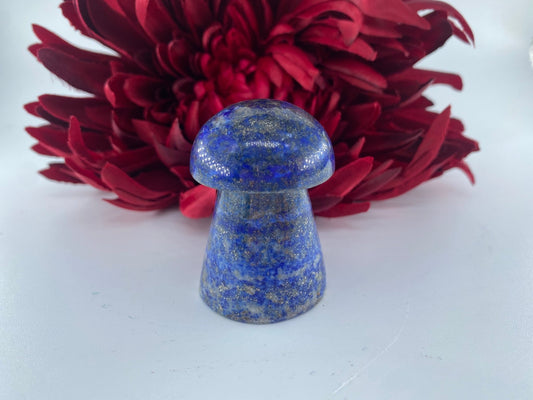 Lapis Lazuli Mushroom 91grams - Positive Faith Hope Love