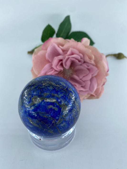 Lapis Lazuli Sphere 222 grams - Positive Faith Hope Love