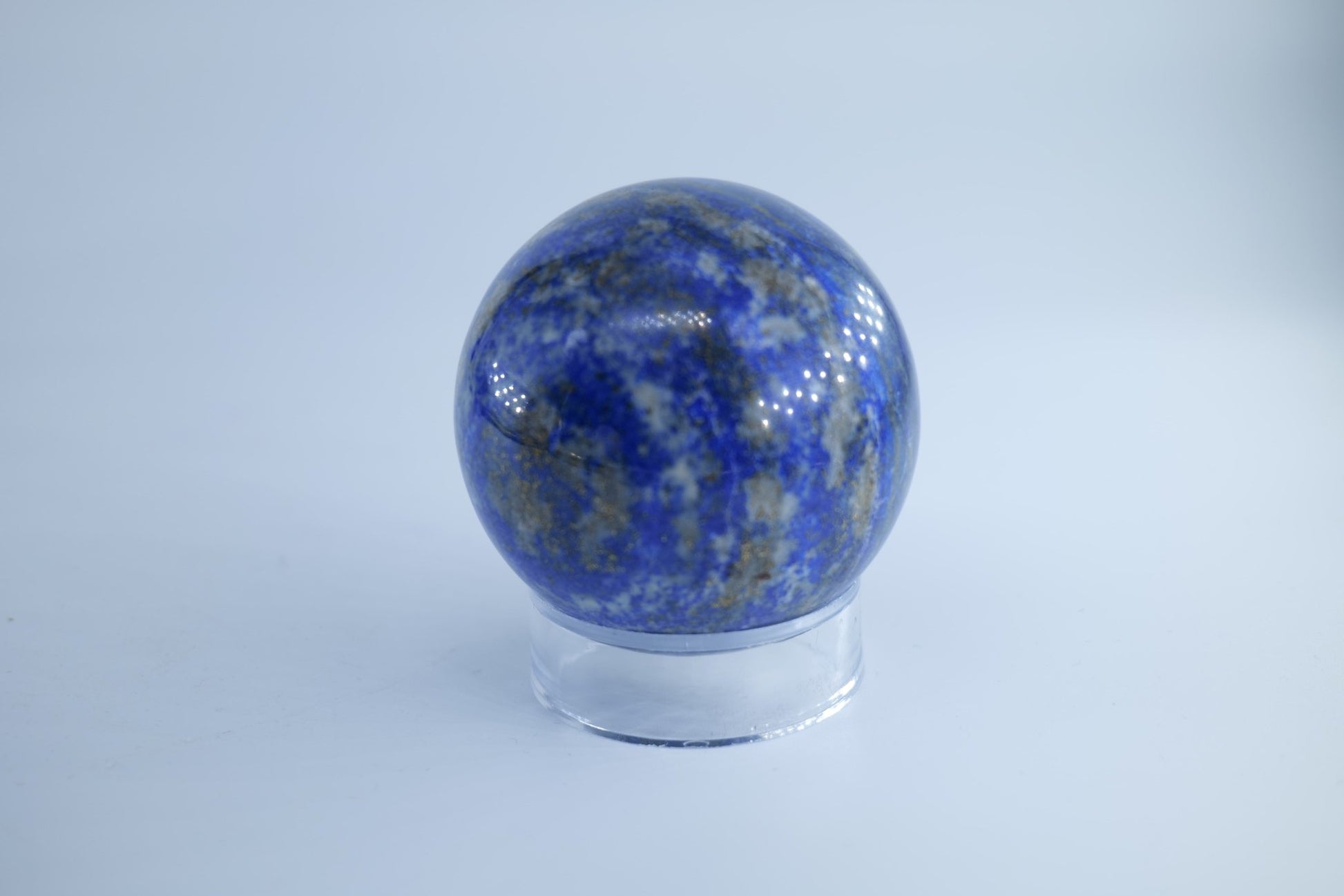 Lapis Lazuli Sphere 366 grams - Positive Faith Hope Love