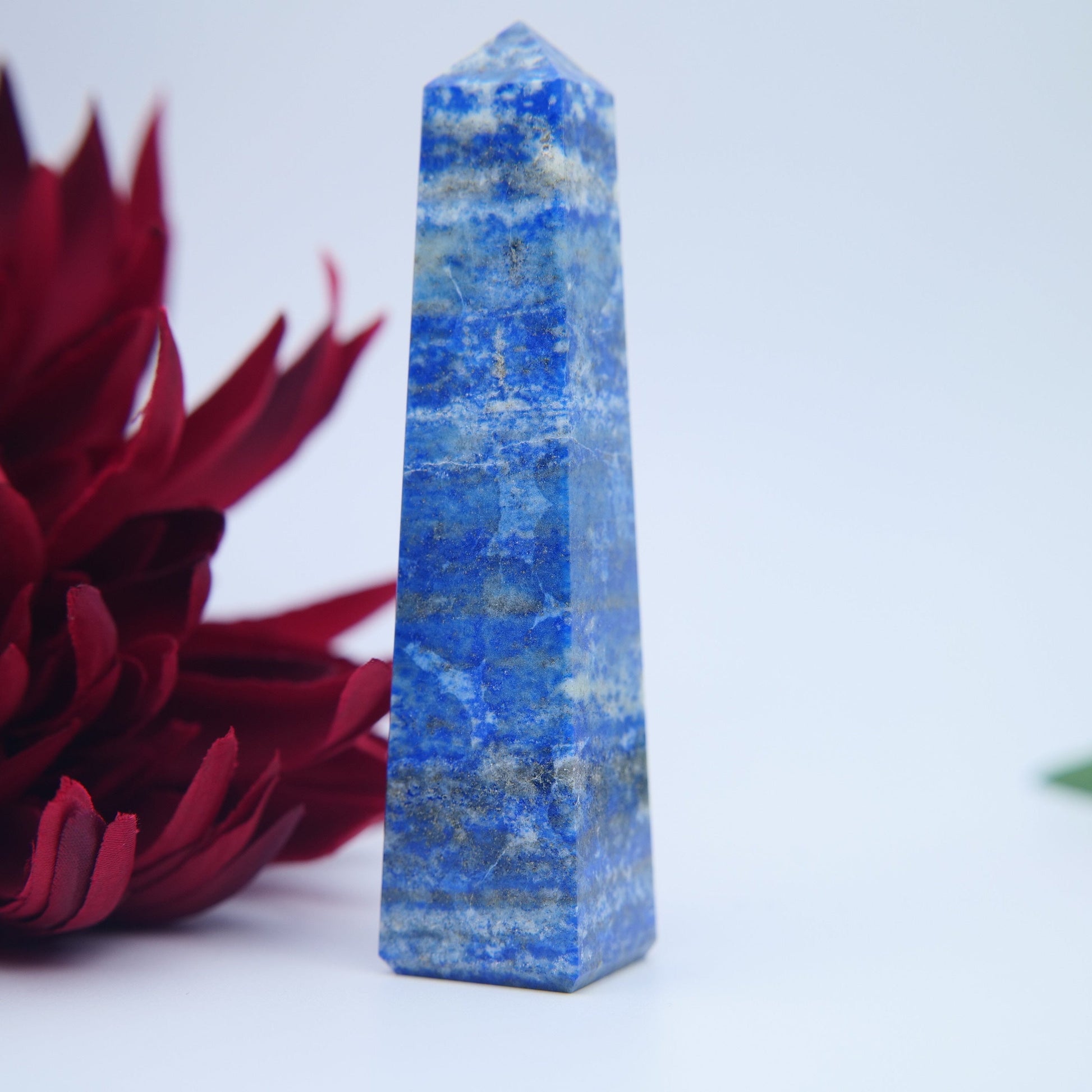 Lapis Lazuli Tower – 10cm - Positive Faith Hope Love