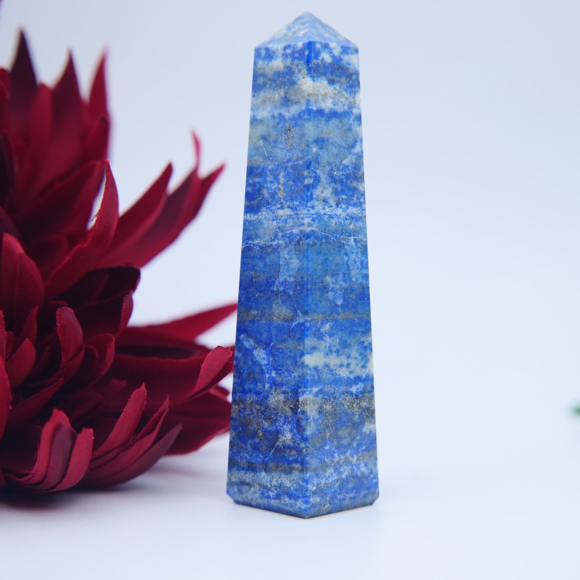 Lapis Lazuli Tower – 10cm - Positive Faith Hope Love