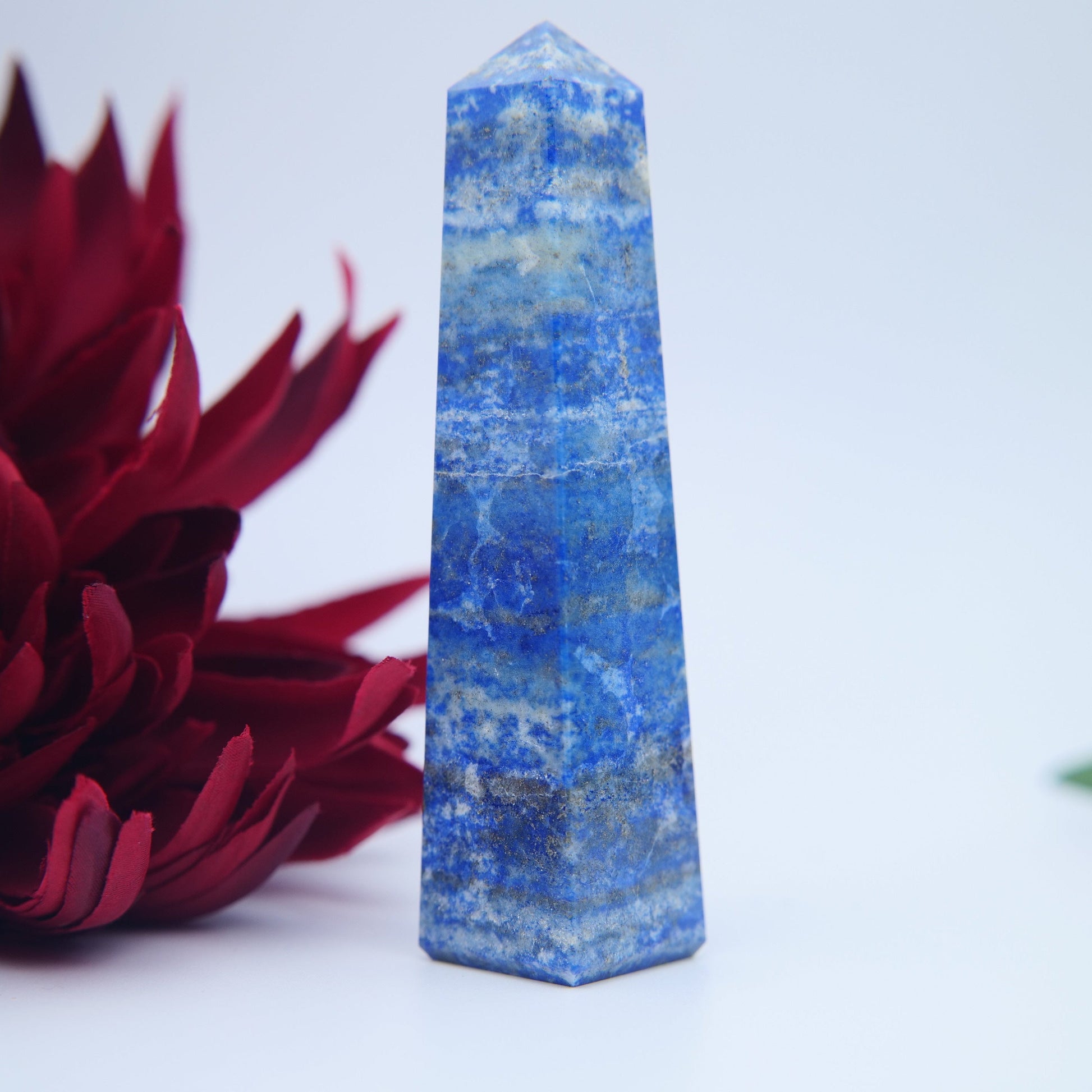 Lapis Lazuli Tower – 10cm - Positive Faith Hope Love
