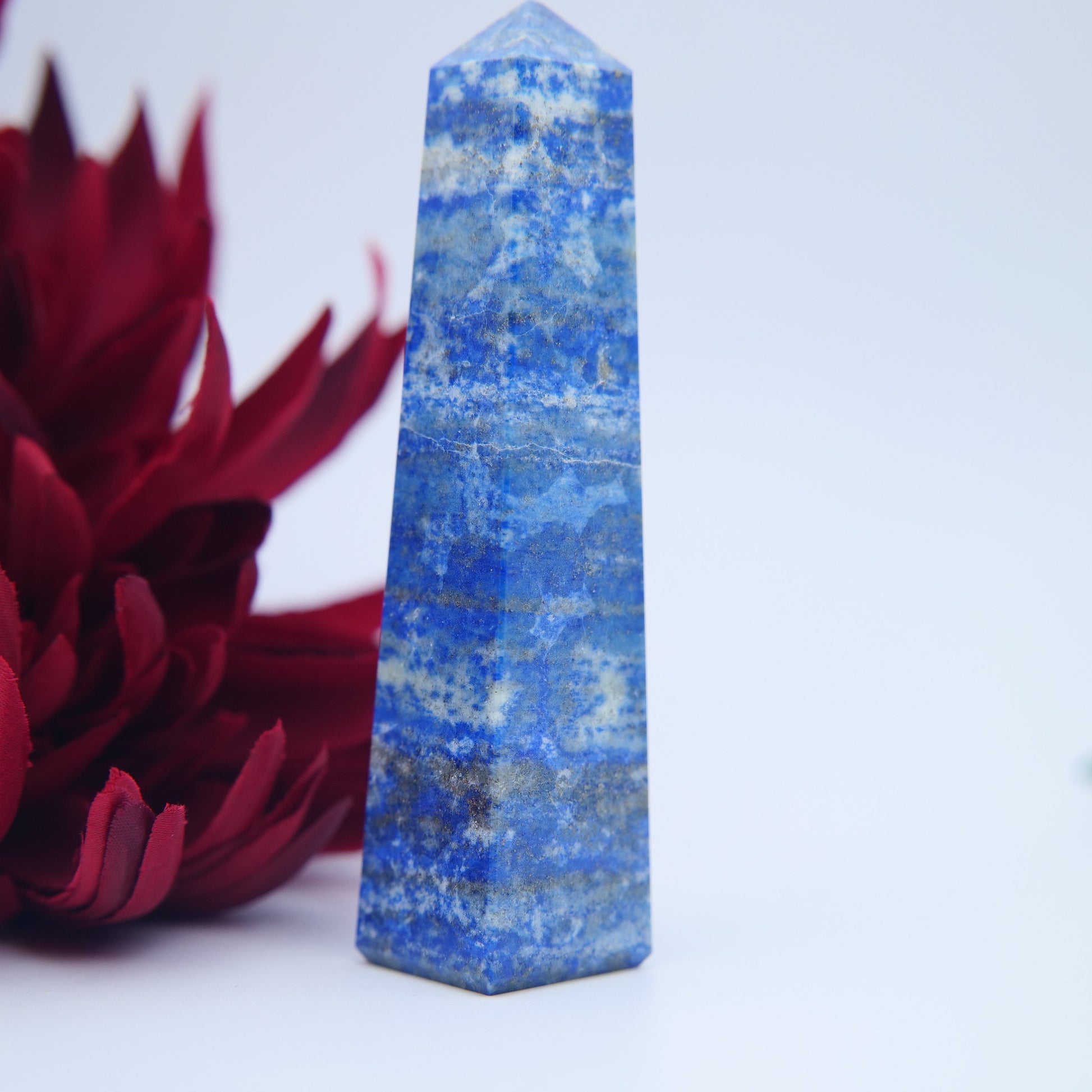 Lapis Lazuli Tower – 10cm - Positive Faith Hope Love