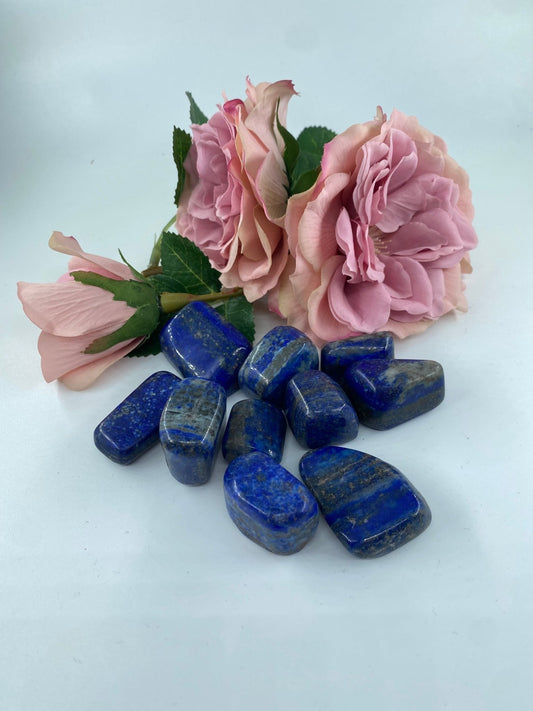 Lapis Lazuli - Tumble Stone - Positive Faith Hope Love