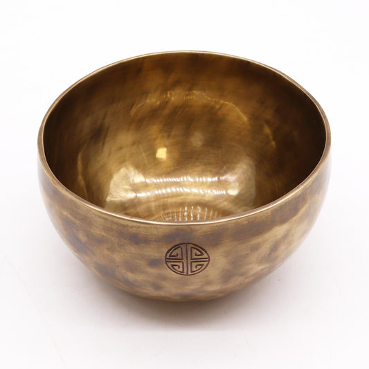 Large Nepalese Moon Bowl - (approx 850g) - 17cm - Positive Faith Hope Love