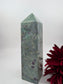 Large Ruby Fuchsite Tower 1090g - Positive Faith Hope Love