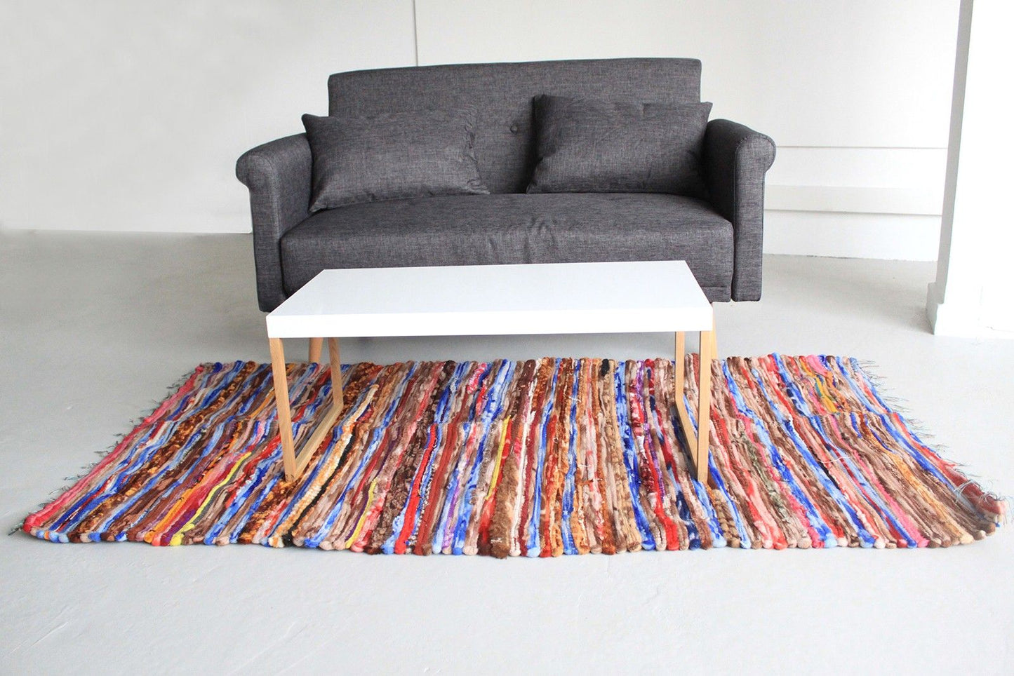 Polished Large Velvet Rug 105X185Cm featuring natural patterning and unique variations - Positive Faith Hope Love