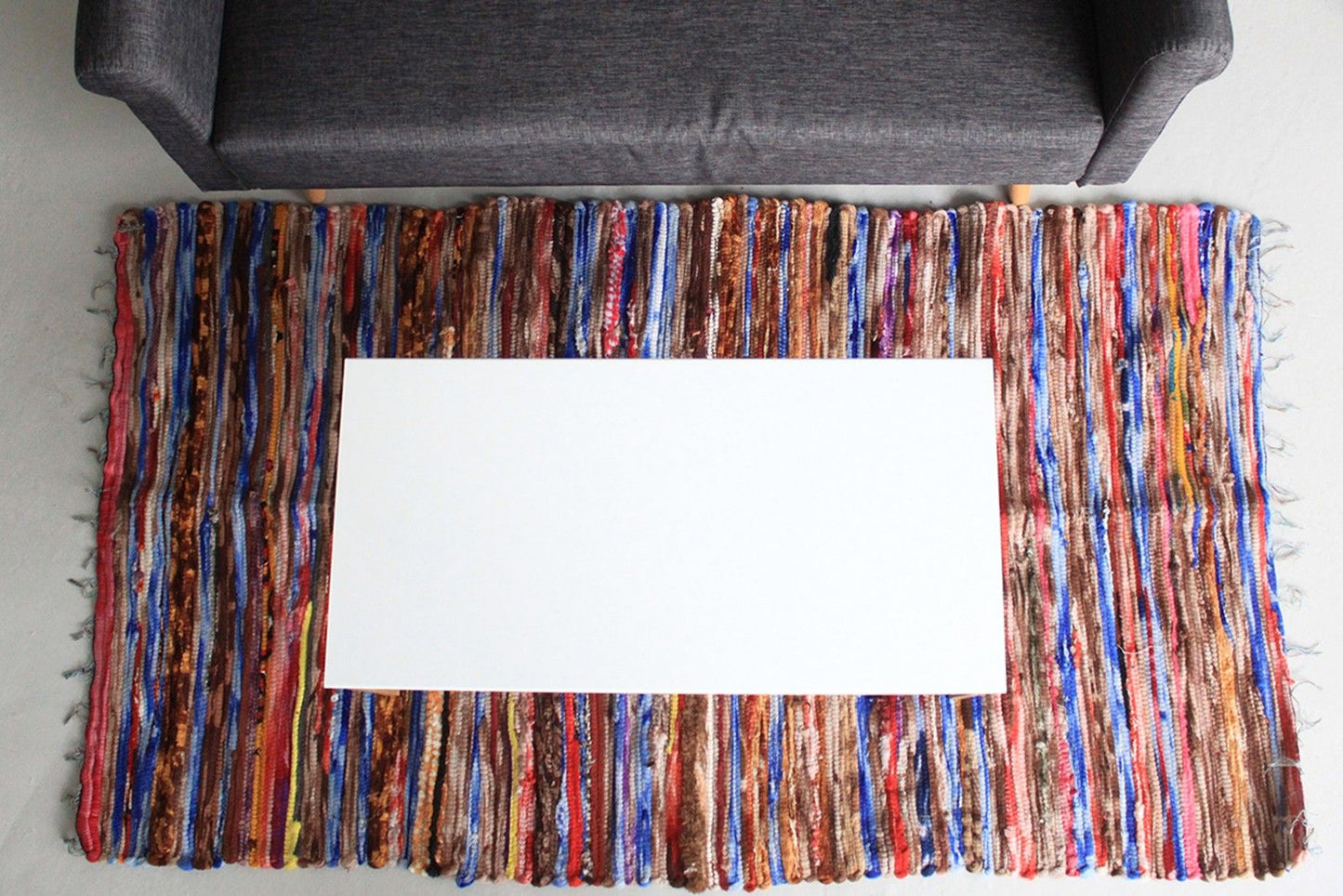 Polished Large Velvet Rug 105X185Cm featuring natural patterning and unique variations - Positive Faith Hope Love