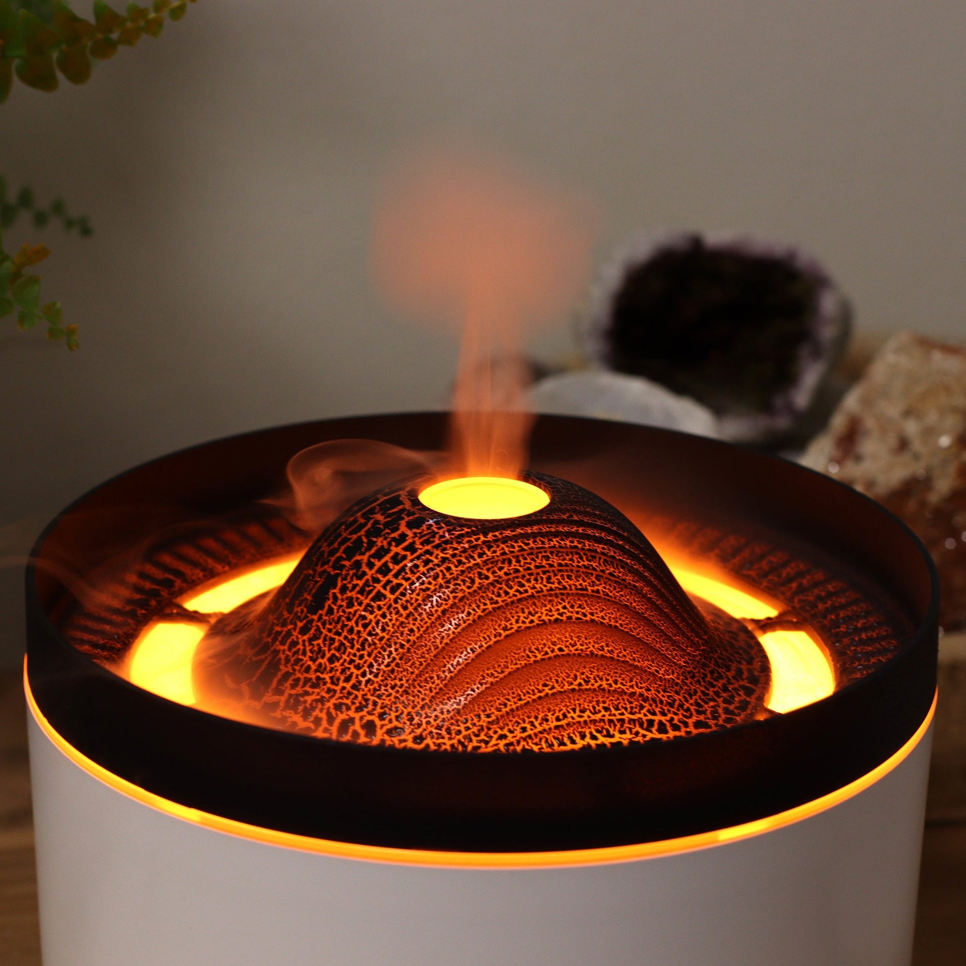 Large Volcano Effect Aroma Diffuser (plug) Two Colours - Positive Faith Hope Love