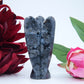 Polished Larvikite 80Mm Angel featuring natural patterning and unique variations - Positive Faith Hope Love