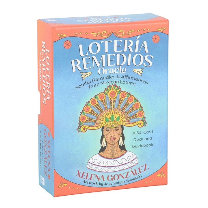 Polished Loteria Remedios Oracle Cards featuring natural patterning and unique variations - Positive Faith Hope Love