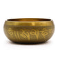 Polished Lrg Ganesh Singing Bowl featuring natural patterning and unique variations - Positive Faith Hope Love