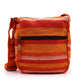 Polished Lrg Nepal Sling Bag (Adjustable Strap) - Sunrise Orange featuring natural patterning and unique variations - Positive Faith Hope Love