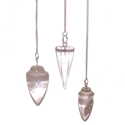 Polished Magic Pendulum Rock Quartz featuring natural patterning and unique variations - Positive Faith Hope Love