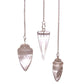 Polished Magic Pendulum Rock Quartz featuring natural patterning and unique variations - Positive Faith Hope Love
