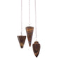 Polished Magic Pendulum Tiger Eye featuring natural patterning and unique variations - Positive Faith Hope Love