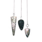 Polished Magic Pendulum Tree Agate featuring banded patterns and glossy finish - Positive Faith Hope Love