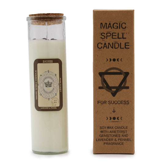 Magic Spell Candle - Success - Positive Faith Hope Love