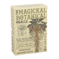 Polished Magickal Botanical Oracle Cards featuring natural patterning and unique variations - Positive Faith Hope Love