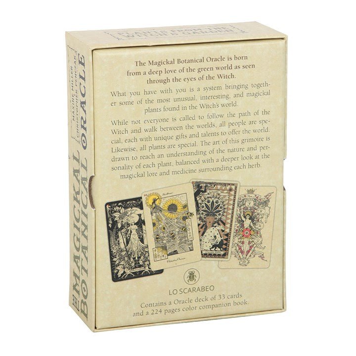 Polished Magickal Botanical Oracle Cards featuring natural patterning and unique variations - Positive Faith Hope Love