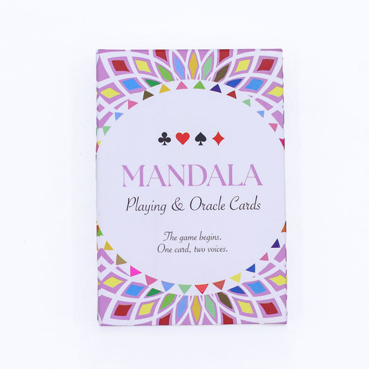 Mandala Playing & Oracle Cards – Kaleidoscope Symmetry - Positive Faith Hope Love
