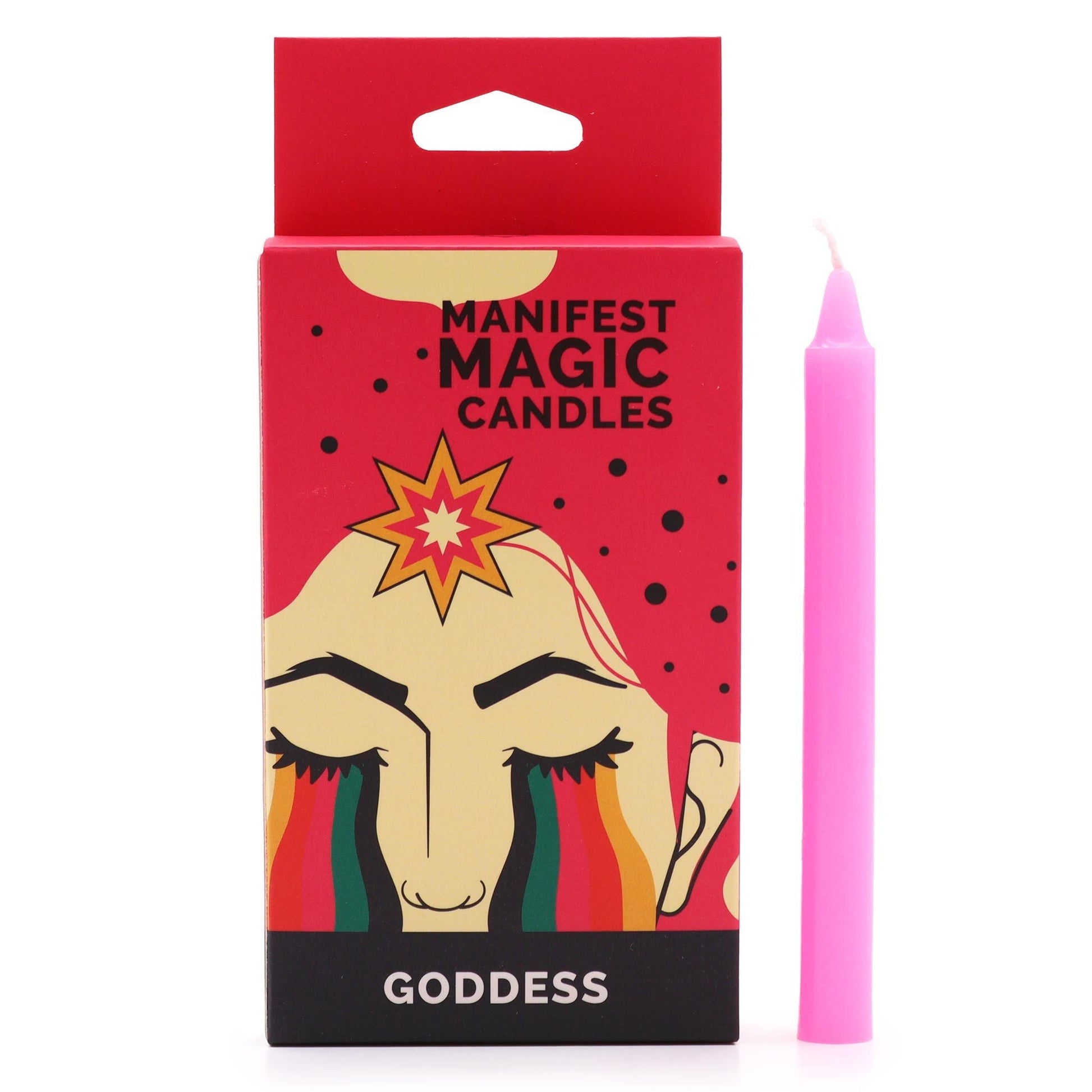 Manifest Magic Candles (pack of 12) - Pink - Positive Faith Hope Love