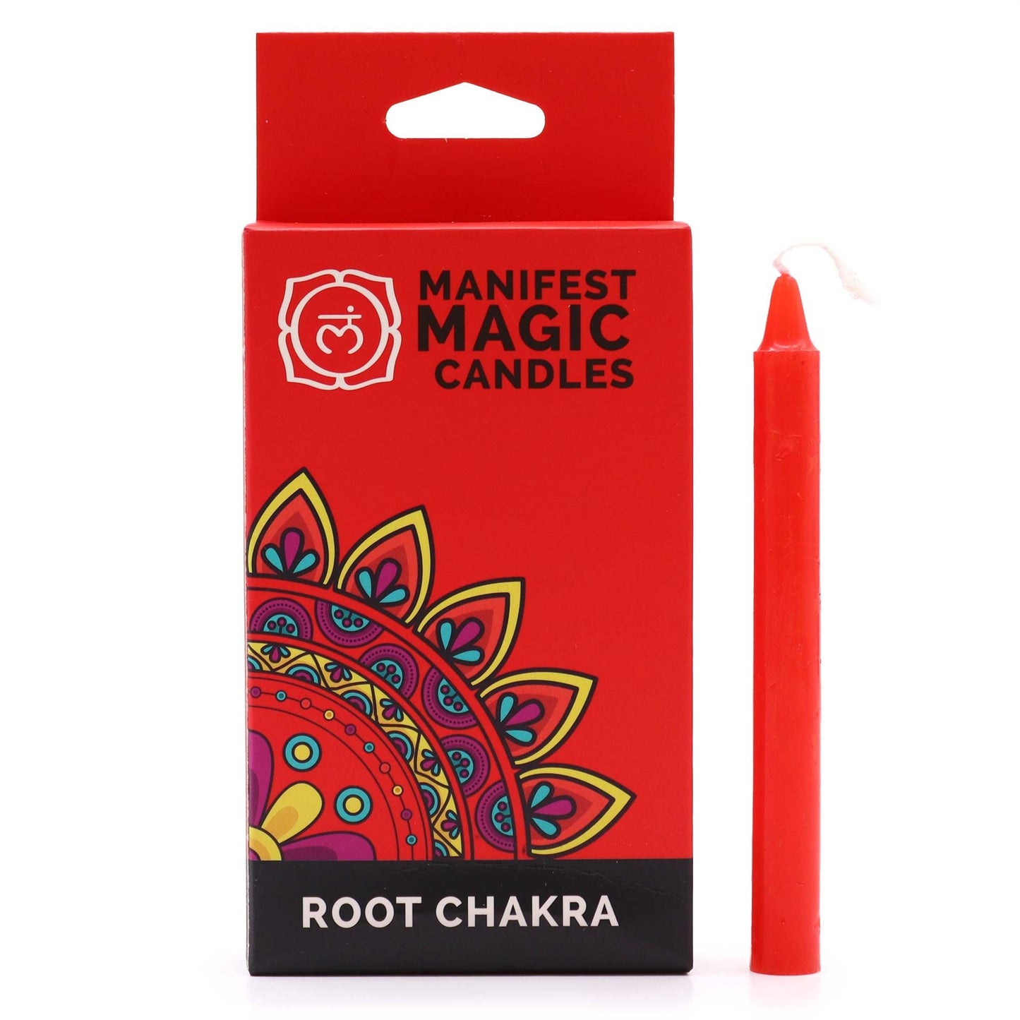 Manifest Magic Candles (pack of 12) - Red - Root Chakra - Positive Faith Hope Love