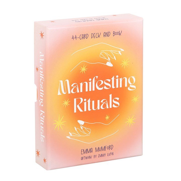 Polished Manifesting Rituals Tarot Cards featuring natural patterning and unique variations - Positive Faith Hope Love
