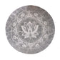 Polished Medium Charging Plate 10Cm Lotus Mandala featuring natural patterning and unique variations - Positive Faith Hope Love