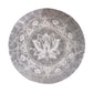 Polished Medium Charging Plate 10Cm Lotus Mandala featuring natural patterning and unique variations - Positive Faith Hope Love