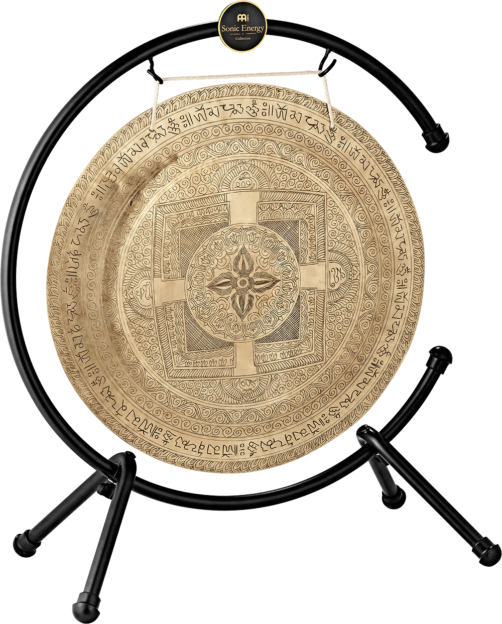 MEINL Indian Premium Gong 22" + Stand (IG1) - Positive Faith Hope Love