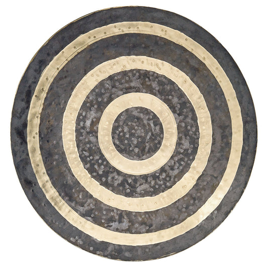 Polished Meinl Sonic Energy 18" Wind Gong, Kun (WGK18) — bronze (WGK18) featuring natural patterning and unique variations - Positive Faith Hope Love