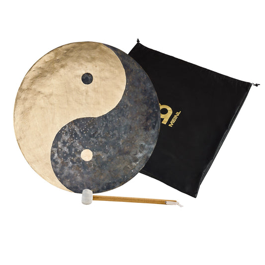 Polished Meinl Sonic Energy 18 Wind Gong Yin And Yang Wgyy18 featuring natural patterning and unique variations - Positive Faith Hope Love