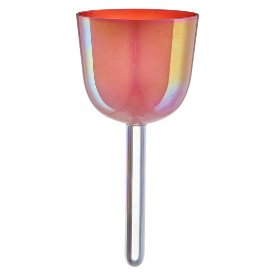 Meinl Sonic Energy 3.25" Essence Solfeggio Crystal Singing Bowl 963 Hz, Coral Reef (ESOLCSB963) (ESOLCSB963) - Positive Faith Hope Love