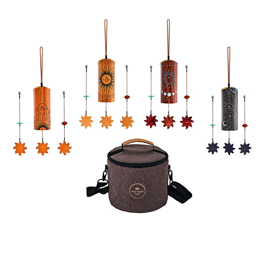 MEINL Sonic Energy Cosmic Bamboo Chime Set - 4 pcs - Positive Faith Hope Love